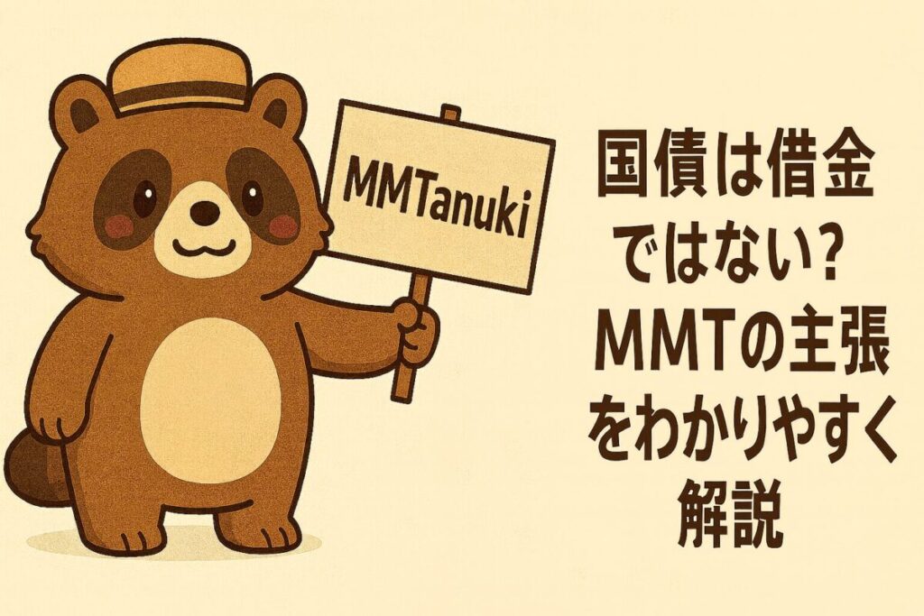 国債は借金ではない？MMT（現代貨幣理論）の主張をわかりやすく解説