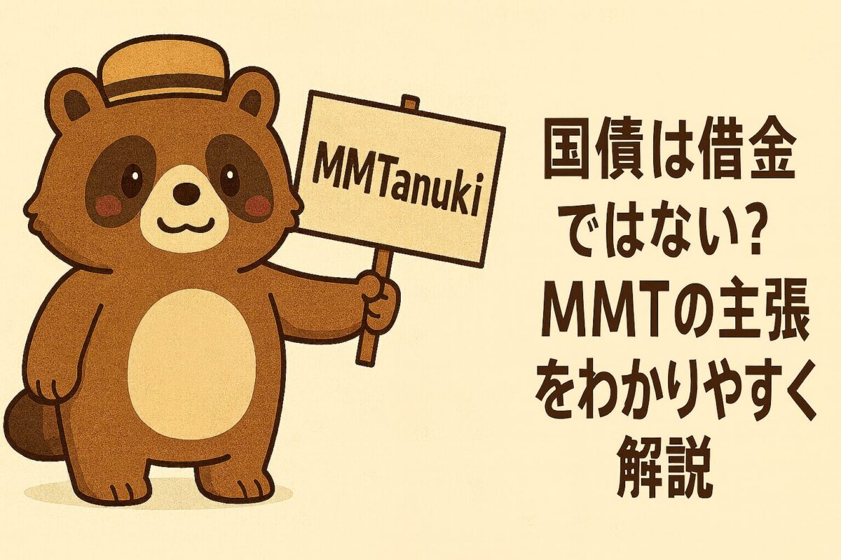 国債は借金ではない？MMT（現代貨幣理論）の主張をわかりやすく解説