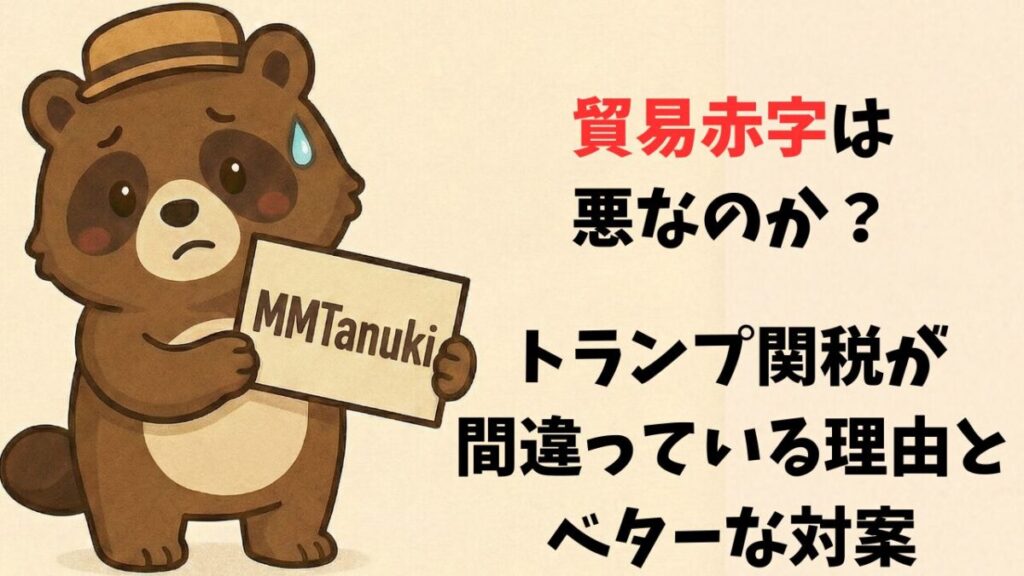 貿易赤字は悪なのか？トランプ関税が間違っている理由とベターな対案