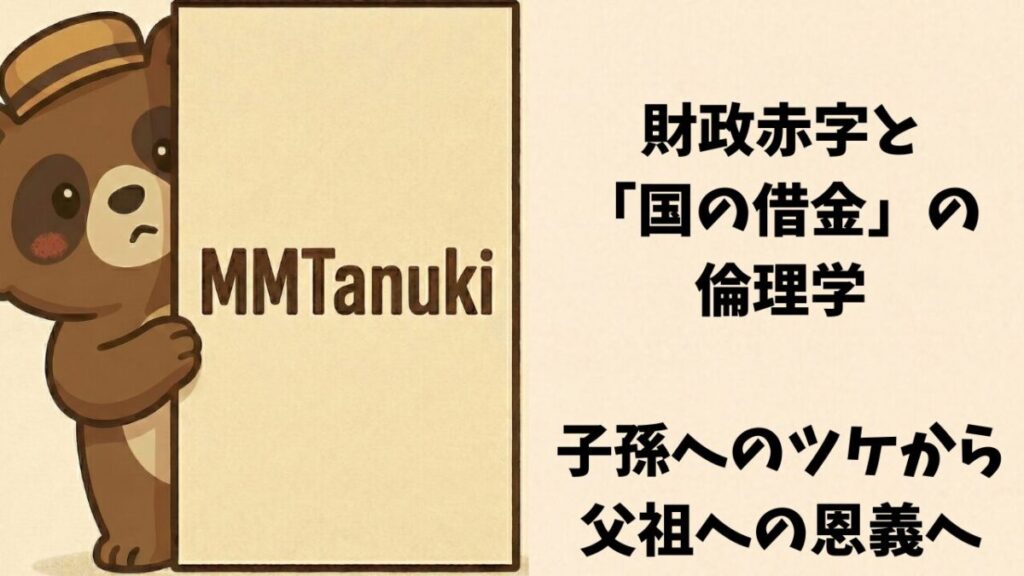 財政赤字と「国の借金」の倫理学—子孫へのツケから父祖への恩義へ