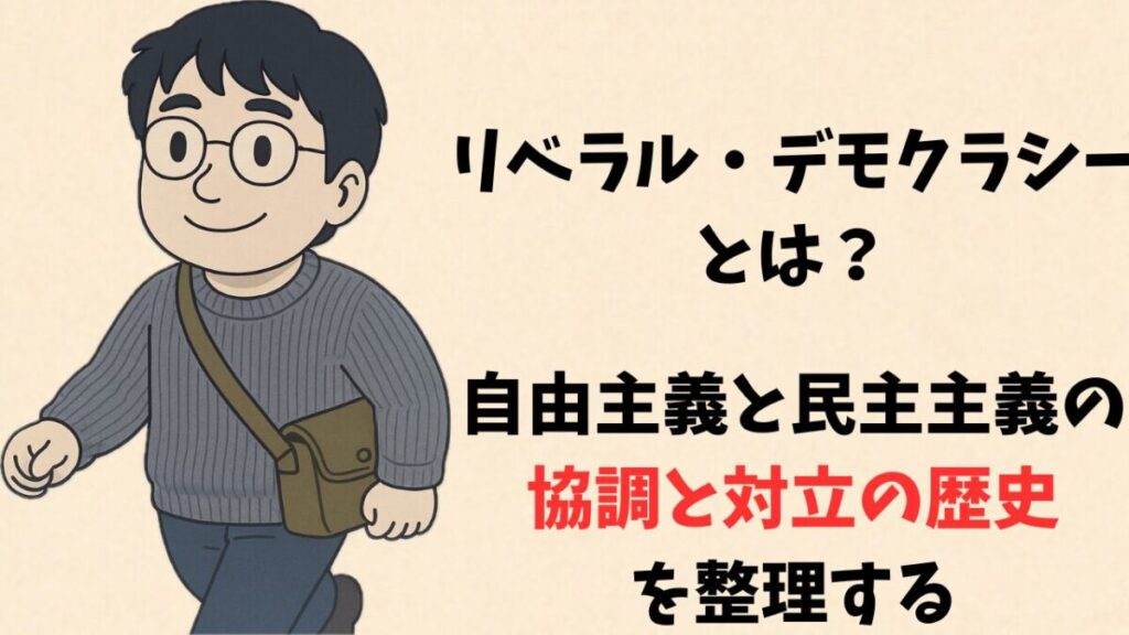 リベラル・デモクラシーとは？自由主義と民主主義の協調と対立の歴史を整理する